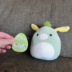 5” green donkey squishmallow